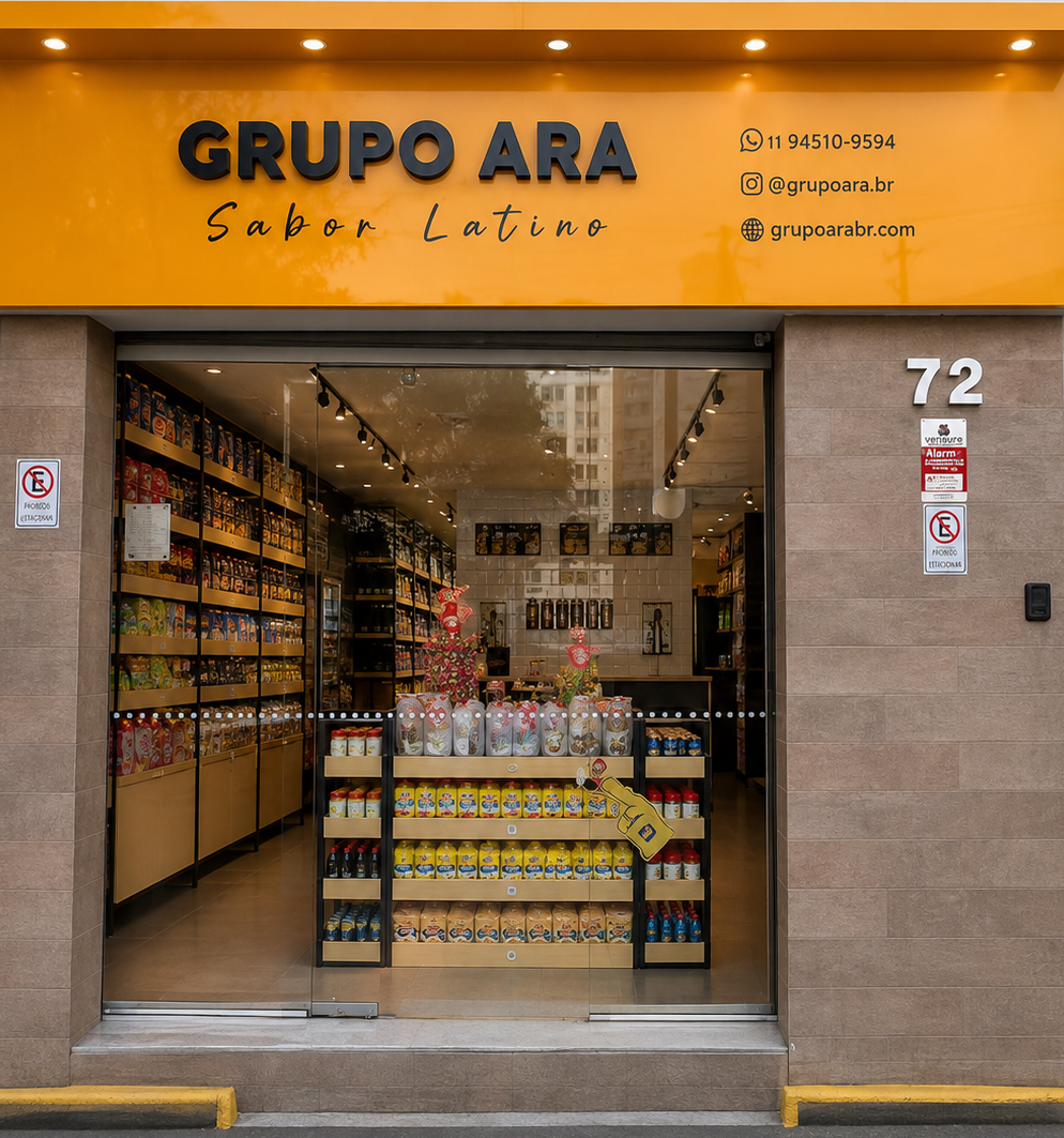 Loja física do Grupo ARA em São Paulo
